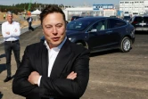 Le PDG de Tesla, Elon Musk, le 3 septembre 2020 à Grünheide, près de Berlin