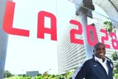 La légende américaine de l'athlétisme Carl Lewis, le 11 août 2017 à Los Angeles