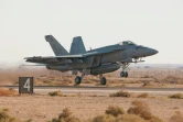 Un chasseur américain  F/A-18 Super Hornet, le 26 octobre 2010 en Jordanie