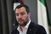 Le ministre de l'Intérieur italien, Matteo Salvini, au cours d'une conférence de presse à Rome, le 5 juillet 2018