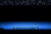 Le Serbe Novak Djokovic face au Suisse Roger Federer en demi-finale de l'Open d'Australie, à Melbourne, le 30 janvier 2020
