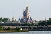 Vue sur le château de Cendrillon dans le parc Disney World à Orlando, en Floride, le 11 juillet 2020