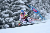Alexis Pinturault lors de la 1re manche du slalom de géant de Lenzerheide, en Suisse, le 20 mars 2021 