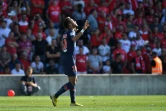 L'attaquant du PSG Neymar buteur lors de la victoire 4-2 à Nîmes le 1er septembre 2018