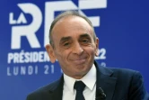 Le candidat Reconquête! à la présidentielle Eric Zemmour présente son programme économique au Medef, le 21 février 2022 à Paris