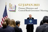 La secrétaire américaine au Trésor Janet Yellen lors de la réunion des ministres des Finances et banquiers centraux du G7, le 11 mai 2023 à Niigata, au Japon