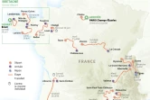 Parcours de la 108e édition du Tour de France