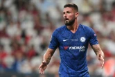 L'attaquant français de Chelsea Olivier Giroud lors de la Supercoupe face à Liverpool, le 14 août 2019 à Istanbul
