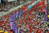 Manifestation contre un projet de loi d'extradition vers la Chine continentale, le 9 juin 2019 à Hong Kong
