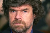 L'apiniste italien Reinhold Messner le 28 novembre 2005 lors de la présentation de son livre à Madrid.