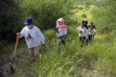 Recherches sous protection policière, près de la ville d'Hermosillo, dans l'Etat de Sonora (nord du Mexique), le 5 septembre 2021 
