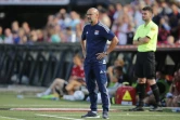 L'entraîneur néerlandais de Lyon Peter Bosz lors d'un match amical contre Feyenoord, le 24 juillet 2022 à Rotterdam  