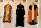 Créations présentées lors de l'exposition ayant lieu dans le cadre du festival national de la mode à Téhéran, et vêtements conçus par de jeunes designers iraniens, le 21 janvier 2024