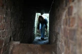 Le tunnel de la villa de Zabinski où des Juifs avait été cachés pendant la guerre, le 3 mars 2017