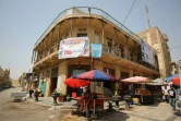 La rue al-Moutannabi, où se situe le café Shabandar, rendez-vous des intellectuels et des politiques, le 18 août 2017 à Bagdad