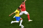 Thiago Silva avec le Brésil contre la Suisse, à Rostov, le 17  2018