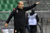 L'entraîneur de l'AS Monaco Leonardo Jardim lors de la défaite à Saint-Etienne, le 3 novembre 2019