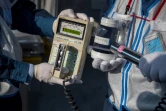 Mesure des radiations sur la centrale de Fukushima le 21 février 2021