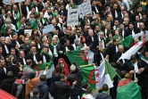 Des avocats algériens manifestent contre le président Abdelaziz Bouteflika dans la capitale Alger, le 23 mars 2019