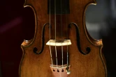 Un violon Stradivarius exposé au Musée du violon à Cremona, en Italie, le 8 décembre 2019
