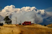 De la fumée s'élève au-dessus de la zone de Forest Ranch près de Chico, en Californie, le 26 juillet 2024