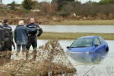Le village de Charron, en Charente-Maritime, est inondé après le passage de la tempête Xynthia le 3 mars 2010