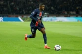 L'attaquant du Paris SG Ousmane Dembélé au cours du match de Ligue 1 contre Brest au Parc des Princes le 14 septembre 2024 à Paris