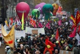 Cortège de manifestants contre la réforme des retraites, le 5 décembre 2019 à Paris