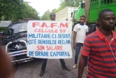 Des ex-rebelles bloquent l'accès à Bouaké, le 8 mai 2017, en Côte d'Ivoire