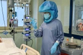 Une soignante à l'hôpital Tor Vergata de Rome, le 24 novembre 2020
