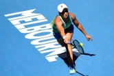 L'Australienne Ashleigh Barty face à l'Américaine Sofia Kenin en demi-finale de l'Open d'Australie, à Melbourne, le 30 janvier 2020