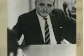 Klaus Barbie lors d'un interview à Lima au Pérou en 1972