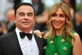 Carlos Ghosn et son épouse Carole au festival de Cannes, le 26 mai 2017