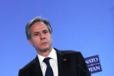 Le secrétaire d'Etat américain Antony Blinken au siège de l'Otan, le 23 mars 2021 à Bruxelles
