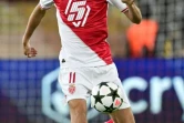Le Monégasque Maghnes Akliouche contre Barcelone, le 19 septembre 2024 au stade Louis-II 