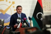 Abdelhamid Dbeibah, Premier ministre par intérim, le 21 novembre 2021, à Tripoli