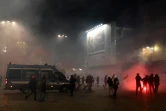 Affrontements entre police et manifestants à Rome le 27 octobre 2020