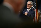 Jerome Powell lors d'une conférence de presse à Washington le 12 juin 2024