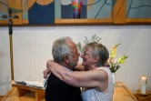 Linda Delk et Ardell Hoveskeland se marient à Alexandria, le 28 mai 2020 en Virginie
