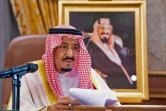 Le roi Salmane d'Arabie saoudite, le 19 mars 2020 à Ryad