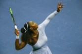 La championne de tennis Serena Williams, lors de la demi-finale de l'US Open contre Anastasija Sevastova, le 6 septembre 2018 à New York