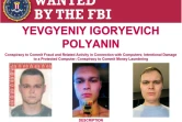 L'avis de recherche publié le 8 novembre 2021 par la police fédérale américaine contre le Russe Evguéni Polianine, soupçonné d'être l'un des artisans du groupe de hackers REvil