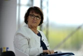 La présidente de la FNSEA Christiane Lambert à l'université d'été du Medef à l'hippodrome de Longchamp à Paris, le 27 août 2020