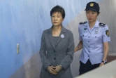 Photo d'archive de la présidente sud-coréenne destituée Park Geun-hye arrivant au tribunal à Séoul, le 25 août 2017