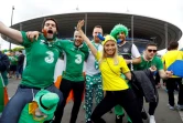 Supporters irlandais et suédois avant un match de l'Euro-2016 au Stade de France le 13 juin 2016