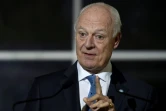 L'émissaire de l'ONU Staffan de Mistura, le 17 mars 2016 au siège de l'ONU à Genève