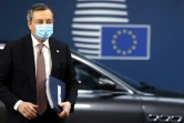 Mario Draghi à Bruxelles, le 21 octobre 2021