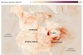 Aérosols provenant des incendies de forêt au canada