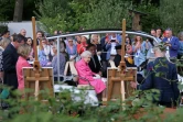La reine Elizabeth II visite le Chelsea Flower Show 2022 à Londres le 23 mai 2022