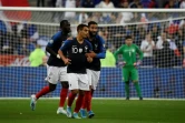 L'attaquant de la France Wissam Ben Yedder (c) buteur lors de la victoire 3-0 sur l'Andorre au Stade de France le 10 septembre 2019